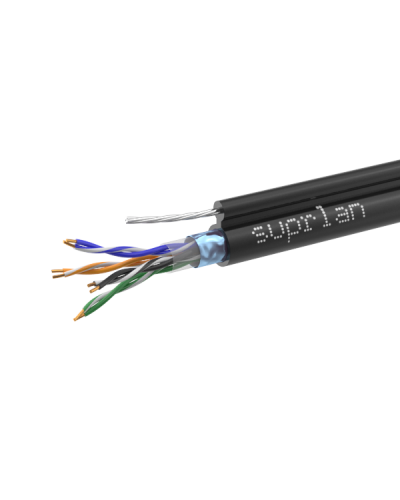 FTP Cat.5e 4x2xAWG24 Cu PE Outdoor T-FG8 (трос) Median (01-1035-1). Кабель «витая пара» (LAN) для структурированных систем связи. SUPRLAN в Раменском