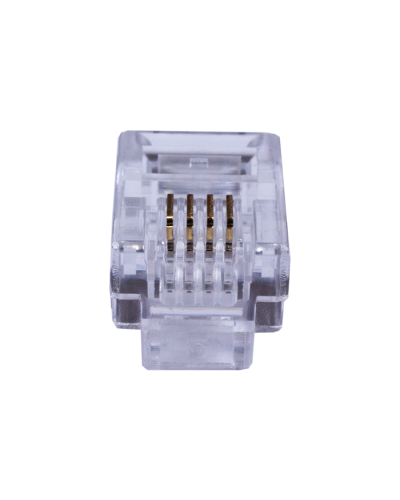 Коннекторы 4P4C (RJ-11) (100шт) (10-0229). Телефонный разъем 4P4C (RJ-11). SUPRLAN в Раменском