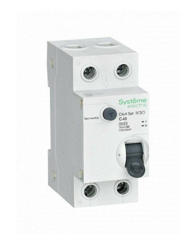 City9 Set 1P+N С 40А 4.5kA 30мА A 230В (C9D55640). Автоматический выключатель дифференциального тока. Systeme Electric в Раменском