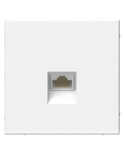 ArtGallery розетка RJ45, кат. 6Е, скрытой установки, механизм, белый (GAL000186). Розетка компьютерная. Systeme Electric в Раменском