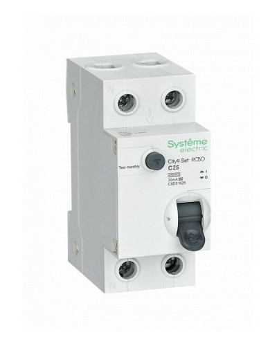 City9 Set 1P+N С 25А 4.5kA 30мА A 230В (C9D55625). Автоматический выключатель дифференциального тока. Systeme Electric в Раменском