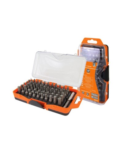 Набор бит №4, 66 бит: SL, PH, PZ, HEX, TORX, SQ,  удлинитель, сталь CR-V «Алмаз» TDM (SQ1019-0104): Набор бит в Раменском