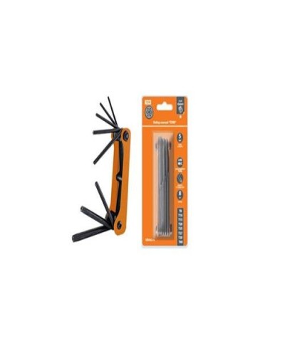 Набор ключей TORX раскладной 8шт.: T9-T40, углеродистая сталь Гранит TDM (SQ1020-0211). Набор ключей. TDM ЕLECTRIC в Раменском