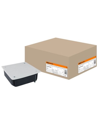 Распаячная коробка СП 115х115х45мм, крышка, метал. лапки, IP20, TDM (SQ1403-0008). Распаячная коробка СП. TDM ЕLECTRIC в Раменском