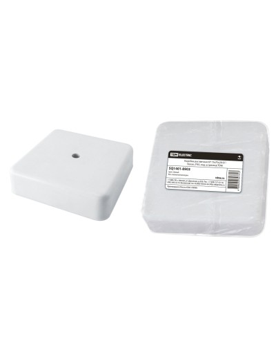 Коробка КР 75х75х20 ОП белая, IP40 (SQ1401-0903). Распаячная коробка. TDM ЕLECTRIC в Раменском