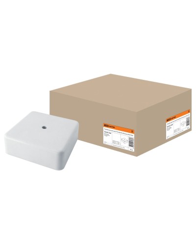 Коробка КР 50х50х20 ОП белая, IP40 (SQ1401-0201). Распаячная коробка. TDM ЕLECTRIC в Раменском