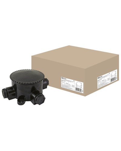 КЭМ 2-660-3 ОП D95мм IP65, 3-х рожковая (карболит) TDM (SQ1401-1101). Коробка электромонтажная. TDM ЕLECTRIC в Раменском
