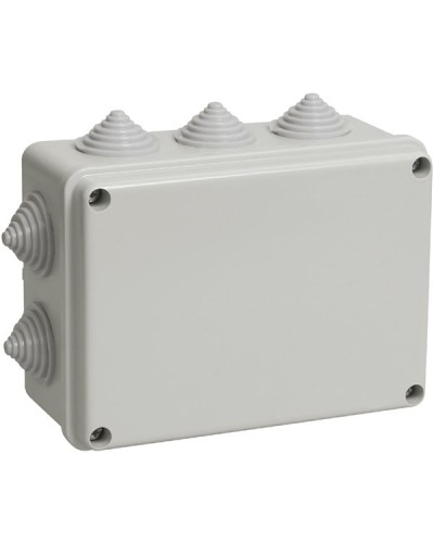 Коробка ОП 150х110х70мм, крышка, IP44, 10 гермовводов (SQ1401-1241). Распаячная коробка. TDM ЕLECTRIC в Раменском