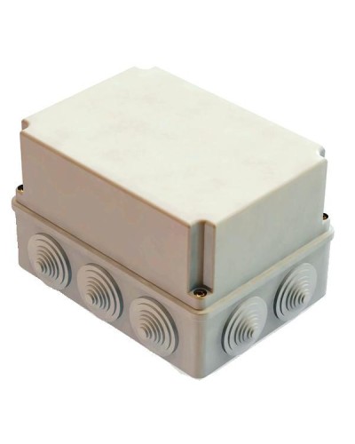Коробка ОП 190х140х120мм, крышка, IP55, 10 гермовводов (SQ1401-1246). Распаячная коробка. TDM ЕLECTRIC в Раменском