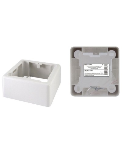 Коробка установочная ОП 85х85х42мм, 1-местная, подъемная, белая, IP20 TDM (SQ1401-0232). Коробка установочная ОП. TDM ЕLECTRIC в Раменском