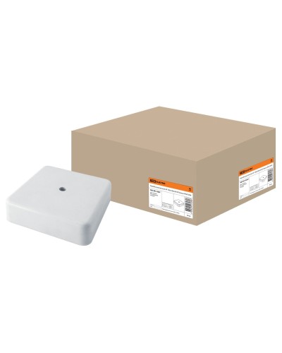Коробка КР 100х100х29 ОП белая, IP40 (SQ1401-0207). Распаячная коробка. TDM ЕLECTRIC в Раменском