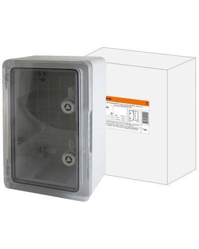 ЩМП-0-3, прозрачная крышка ABS, IP65, 400x300x170. Бокс пластиковый антивандальный. TDM ЕLECTRIC в Раменском