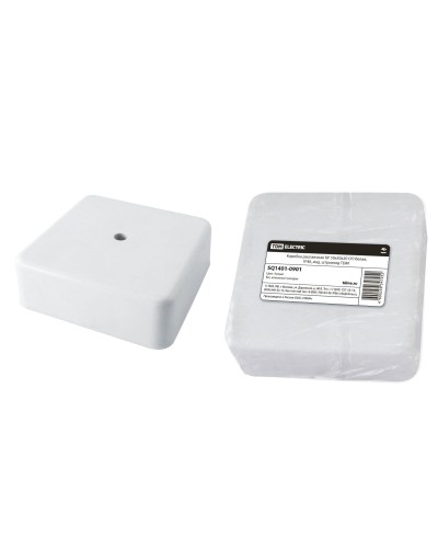Коробка КР 50х50х20 ОП белая, IP40 (SQ1401-0901). Распаячная коробка. TDM ЕLECTRIC в Раменском