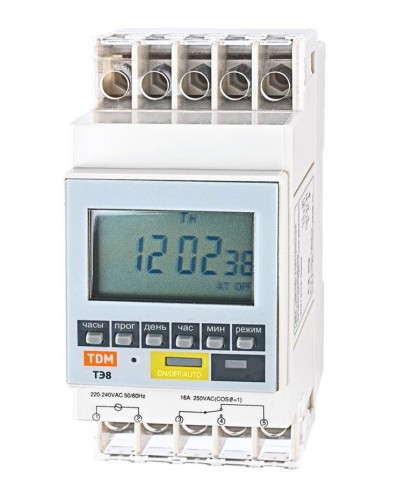ТЭ8A-1мин/7дн-8on/off-16А-DIN TDM (SQ1503-0002). Таймер электронный. TDM ЕLECTRIC в Раменском