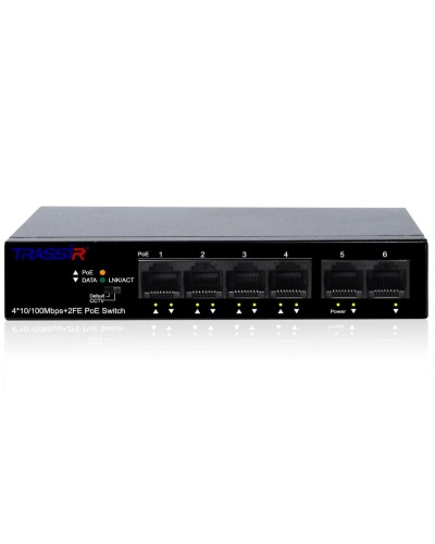 TR-NS1106-60-4POE. Коммутатор с PoE. Trassir в Раменском