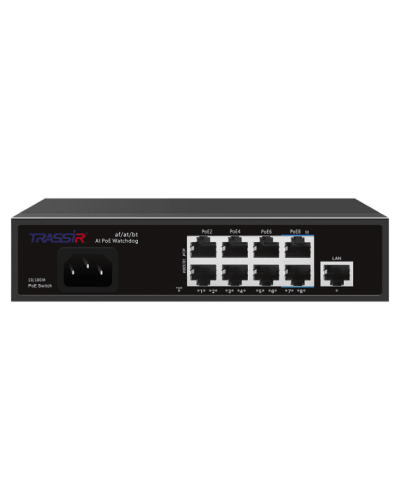 TR-NS1109-120-8PoE. Коммутатор с PoE. Trassir в Раменском