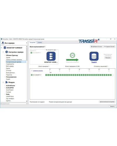 TRASSIR NetSync. Программное обеспечение для IP систем видеонаблюдения. Trassir в Раменском