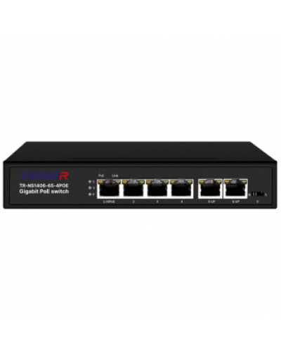 TR-NS1406-65-4POE. Коммутатор с PoE. Trassir в Раменском