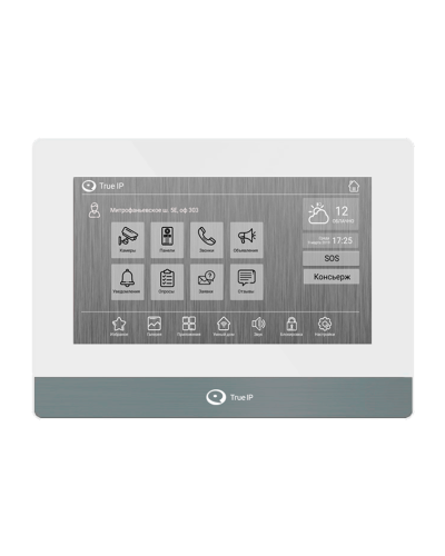 TI-4107AW. Монитор IP-видеодомофона цветной. True-IP в Раменском