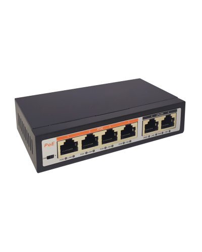 TI-204P, SIP коммутатор. Коммутатор с питанием по PoE. True-IP в Раменском