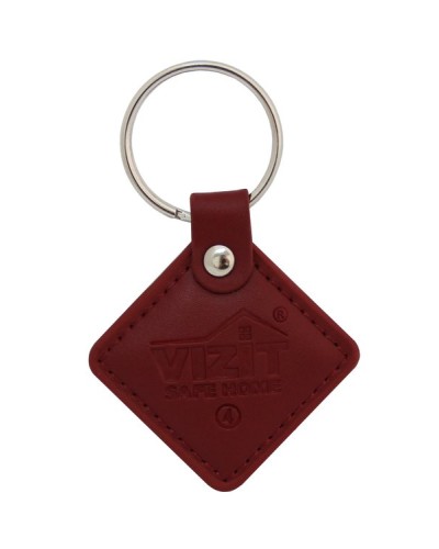 VIZIT-RF2.2 (Red). Брелок proximity кожаный. VIZIT в Раменском