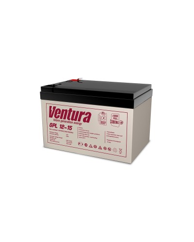 Ventura GPL 12-15. Аккумулятор герметичный свинцово-кислотный. Ventura в Раменском
