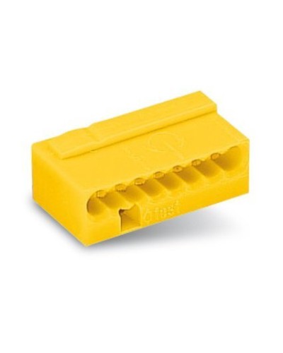 WAGO 243-508 Клемма MICRO 8-проводная желтая. Клемма для распределительных коробок. WAGO в Раменском