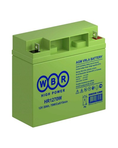 WBR HR1270W. Аккумулятор герметичный свинцово-кислотный. WBR в Раменском