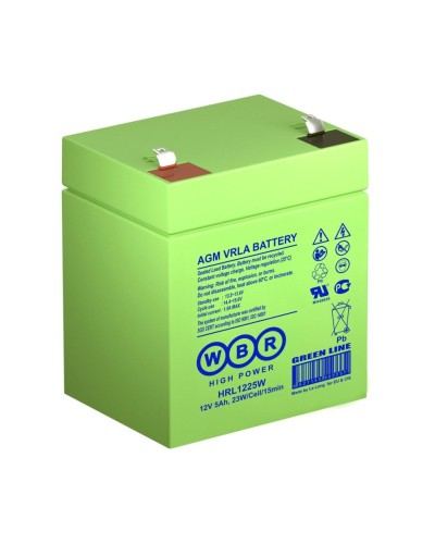 WBR HRL1225W. Аккумулятор герметичный свинцово-кислотный. WBR в Раменском