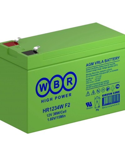 WBR HR1234W F2. Аккумулятор герметичный свинцово-кислотный. WBR в Раменском