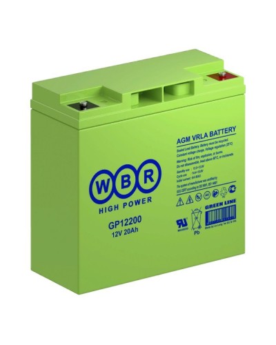 WBR GP12200. Аккумулятор герметичный свинцово-кислотный. WBR в Раменском
