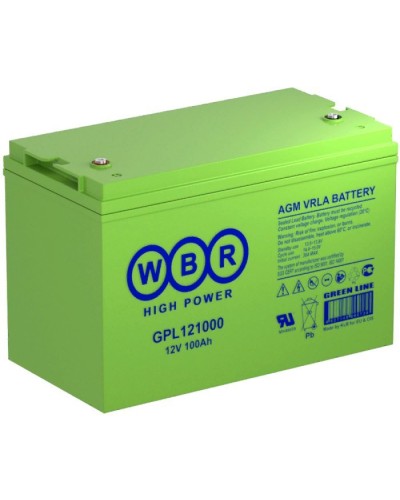 WBR GPL121000A. Аккумулятор герметичный свинцово-кислотный. WBR в Раменском