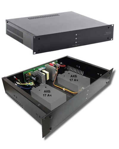 СКАТ-1200И7 RACK (СКАТ ИБП-12/5-2x17-RACK) (2142). Источник вторичного электропитания резервированный. Бастион в Раменском