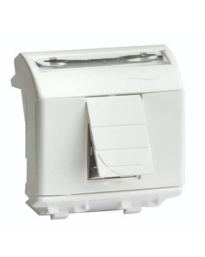 Розетка RJ-45 Brava 2 модуля слоновая кость (75450S): Розетка компьютерная с двумя разъёмами в Раменском