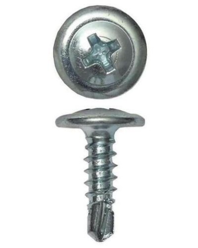 Саморез с пресс-шайбой 4.2х51 со сверлом (100 шт) (CM274051). Саморез с пресс-шайбой. ДКС в Раменском