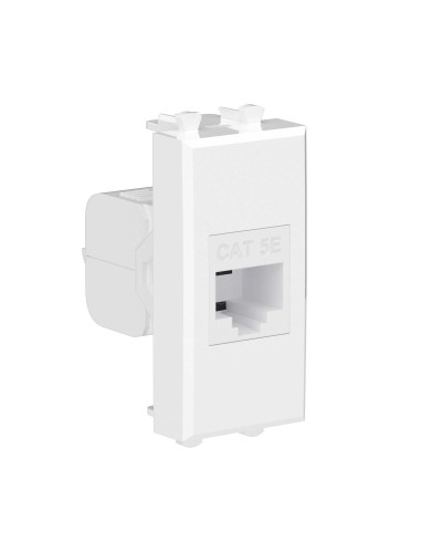 Розетка RJ-45 Avanti 1 модуль белое облако (4400661): Розетка компьютерная, без шторки модульная, кат.5е в Раменском