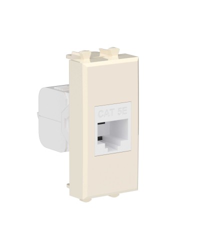 Розетка RJ-45, кат.5E, Avanti, 1 модуль, ванильная дымка (4405661): Розетка компьютерная модульная в Раменском