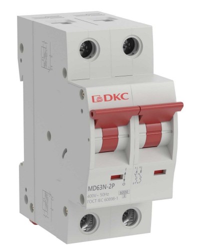 YON max MD63N 2P 6А 6кА C (MD63N-2PC6). Автоматический выключатель. ДКС в Раменском