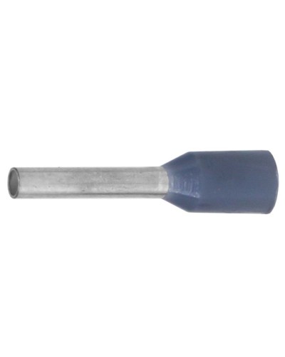 Наконечник-гильза НШВИ 0.75-06, серый (100 шт) (IF0.75-06GR). Наконечник-гильза с изолированным фланцем. ДКС в Раменском