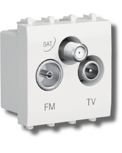 Розетка TV-FM-SAT Avanti 1 модуль белое облако (4400532): Розетка TV-FM-SAT в Раменском