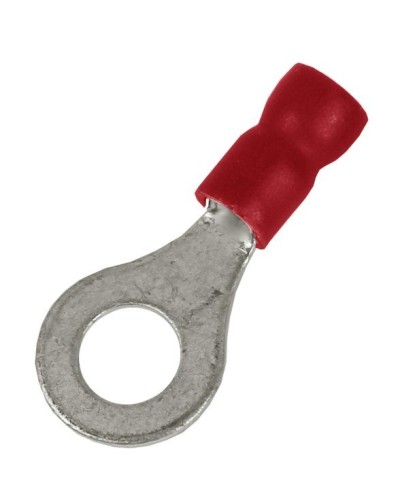 Наконечник НКИ 0,25-1,5 М5 (D5,3мм) с отверстием под винт (100 шт) (2A5P-EE-PVC). Наконечник с отверстием под винт и изолированным фланцем ПВХ. ДКС в Раменском