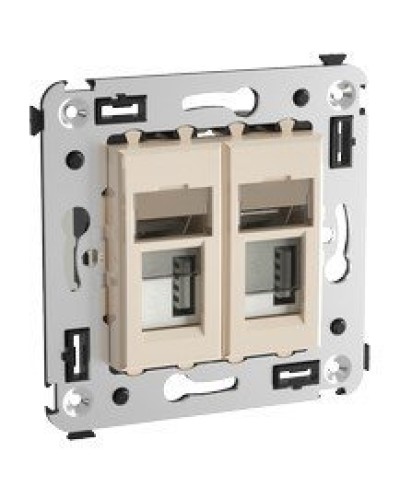 Розетка USB в стену Avanti ванильная дымка (4405543). Розетка USB. ДКС в Раменском
