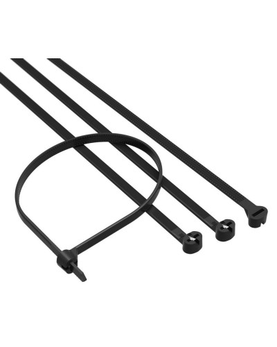 Хомут 4,8x370 P6.6, черный (100шт) (21319SR): Хомут с двойным замком в Раменском