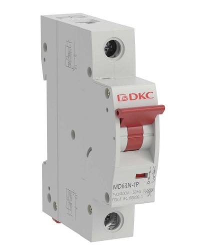 YON max MD63N 1P 40А 6кА C (MD63N-1PC40). Автоматический выключатель. ДКС в Раменском
