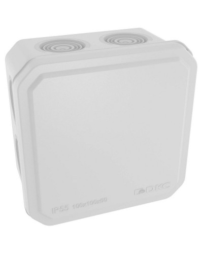 Коробка ответвительная с кабельными вводами IP55, 100х100х50 (53800). Коробка ответвительная. ДКС в Раменском