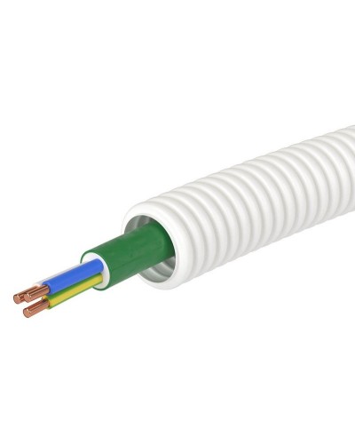 Труба ПЛЛ D20 + ППГнг(А)-HF 3х1,5 (ГОСТ+) (8L82050HF). Гофрошланг с кабелем. ДКС в Раменском