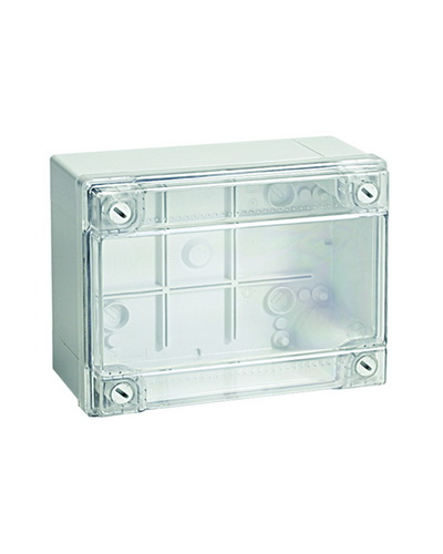 Коробка ответвительная с гладкими стенками IP56, 300х220х120 (54320). Коробка ответвительная с гладкими стенками и прозрачной крышкой. ДКС в Раменском