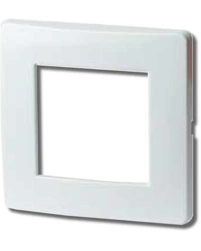 Рамка на 2 модуля (одноместная), белая (75010W): Рамка одноместная, Brava в Раменском