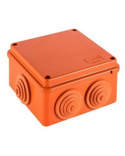 Коробка JBS100 100х100х55, 6 вых., 10P (1,5-6мм²) (43497HF): Коробка монтажная, огнестойкая, без галогена в Раменском