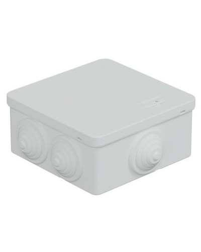 Коробка JBS101 100х100х55, 6 вых., IP55, белая (44037W-1). Коробка монтажная. Экопласт в Раменском